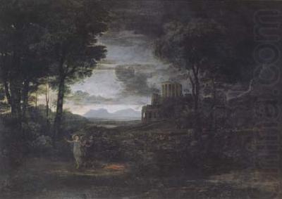 Claude Lorrain Nocturnal Landscape with Jacob and the Angel (mk17) china oil painting image